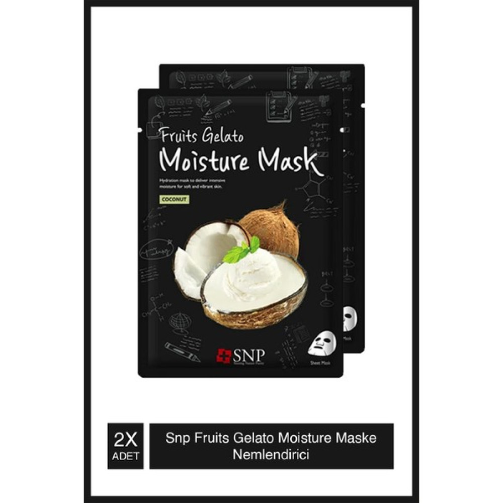 Snp Fruits Gelato Moisture 1 Adet Maske Nemlendirici 33 ml X2 Adet Nemlendiriciler Fiyatı