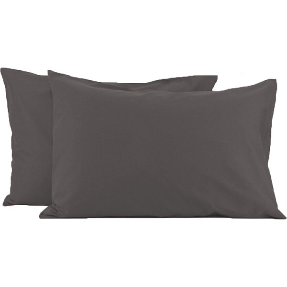 Snr Home Collection 2'li Fermuarlı Pamuklu 50X70 cm Füme Yastık Kılıfı - 50 x 70 cm Yastık Kılıfı Fiyatı