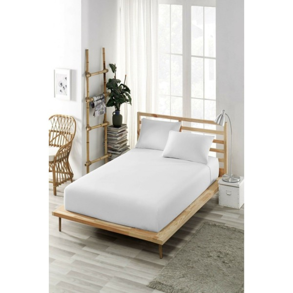 Snr Home Collection Akfil Pamuklu Beyaz 120X200 Lastikli Çarşaf Takımı - 120 x 200 cm Çarşaf Fiyatı