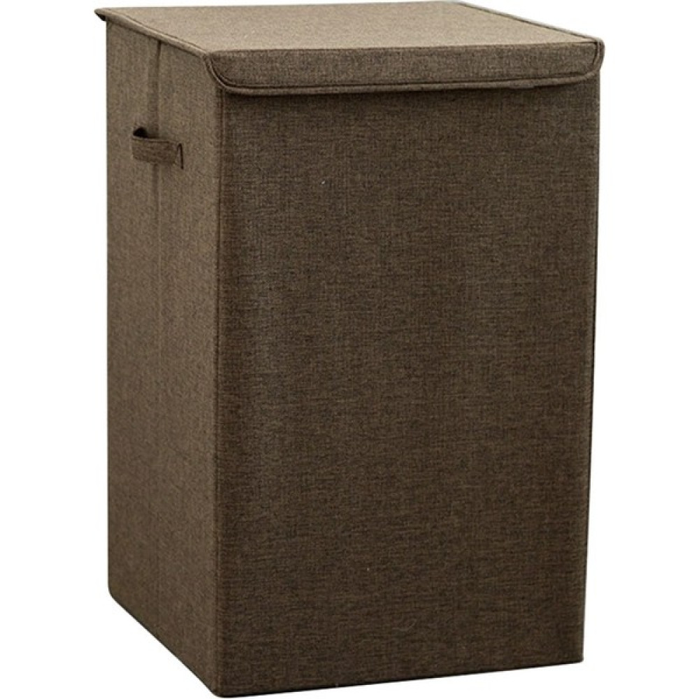 Snrp Shop Kahverengi Tarzı 56X34X34CM Kapaklı Çamaşır Sepeti Kulplu Yüksek Kapasiteli Çamaşır Sepeti Banyo Yurdu Için Katlanabilir Kirli Giysi Depo... Sepet Fiyatı