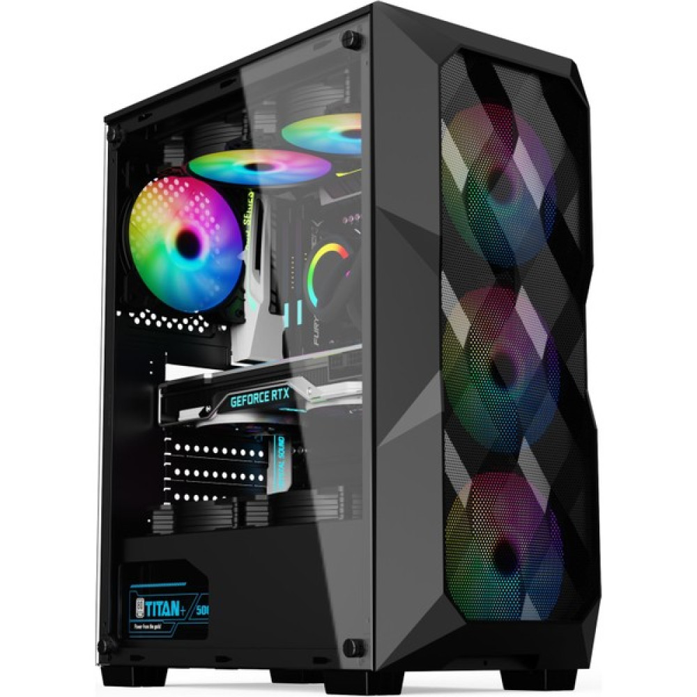 SNT Energy Snt B200 Mid Tower Atx Gaming 4 x Argb Fanlar Dahil Masaüstü Bilgisayar Kasası (Power Yok) PC Kasaları Fiyatı