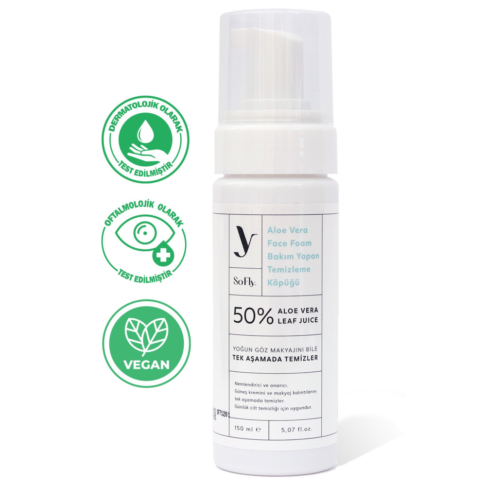 So Fly Aloe Vera Bakım Yapan Temizleme Köpüğü Cilt Temizleme ve Peeling Fiyatı