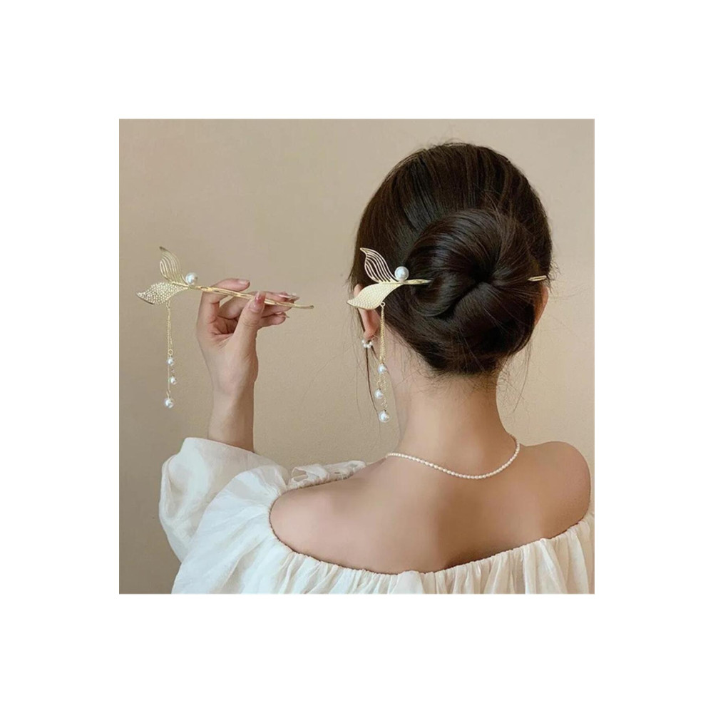 So Much Accesories So-Much Yeni Model Balık Kuyruğu İncili Metal Topuz Tokası Toka, Taç & Saç Bandı Fiyatı