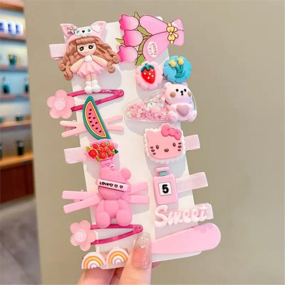 So-Much Çocuk Pens Çıt Çıt Klipsli Toka Seti Pembe 14 Adet Toka, Taç & Saç Bandı Fiyatı