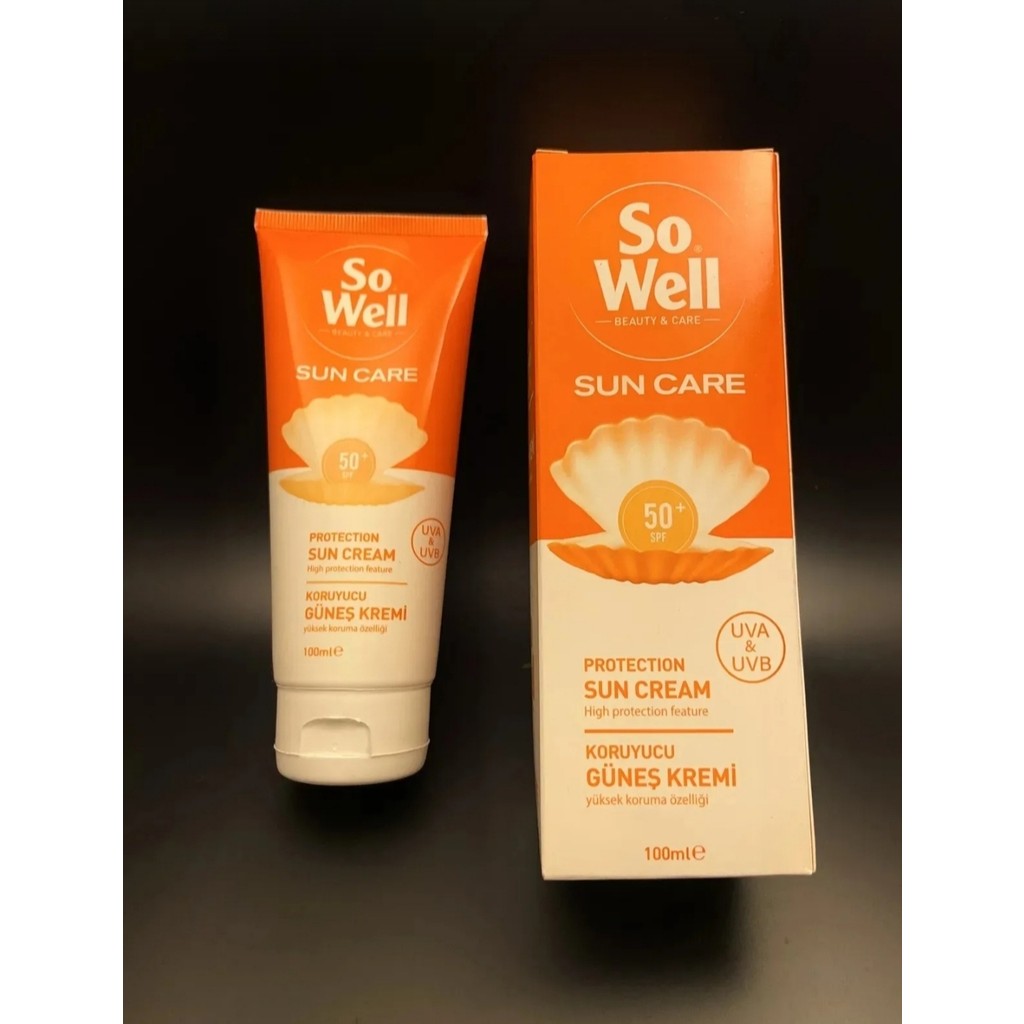 So Well Güneş Kremi 100 ml 50+ SPF Tüm Cilt Tipleri İçin Renksiz Koruyucu Krem Diğer Fiyatı