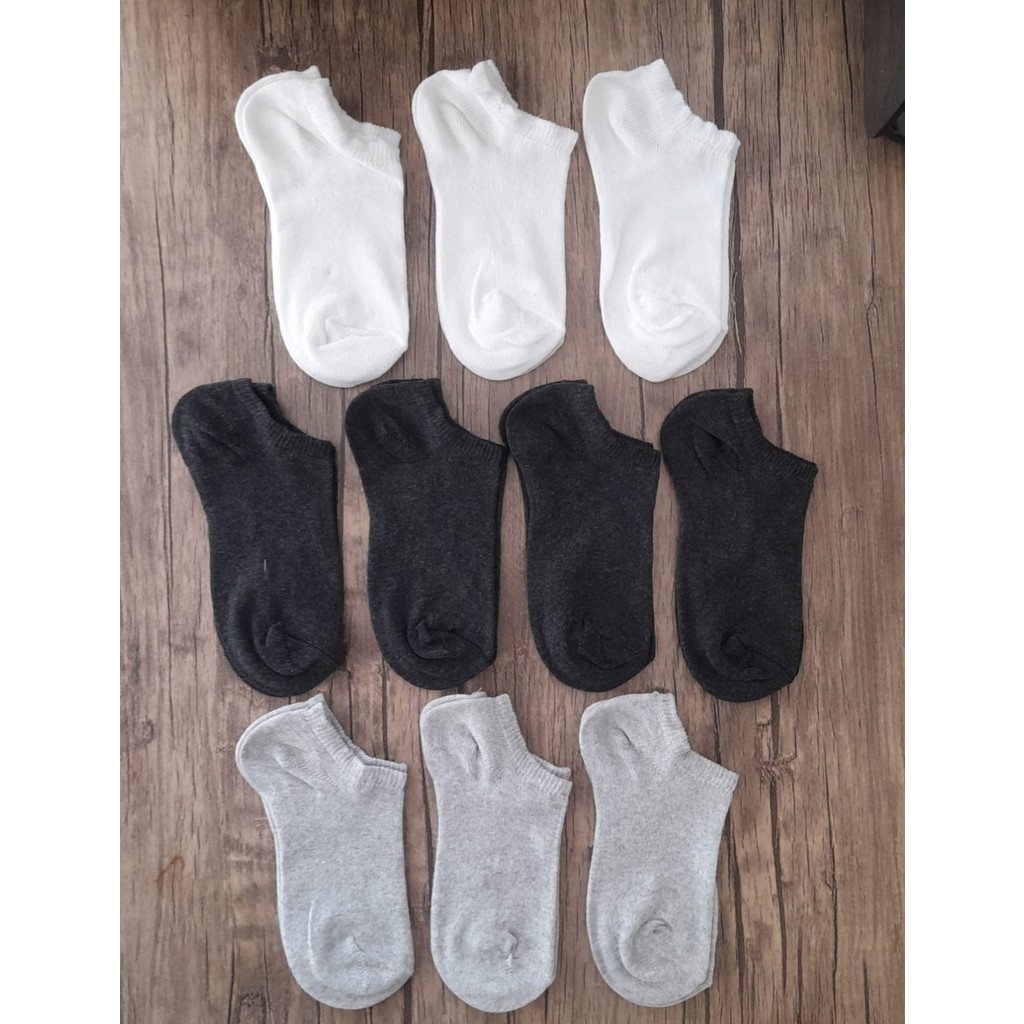 Sockshion Çocuk Patik Çorap 10 Çift Renkli Pamuklu Konfor 3 Renk Seçeneği Çorap (Outdoor) Fiyatı
