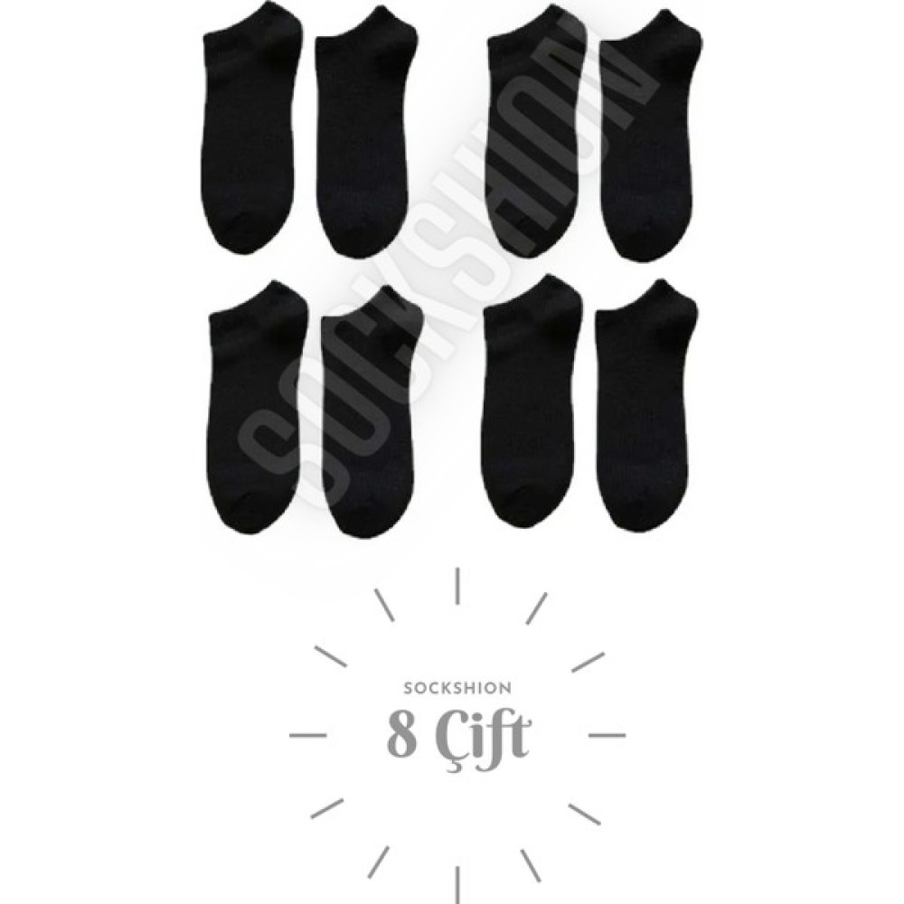 Sockshion Unisex 8 Çift Pamuklu Patik Çorap - Rahat ve Şık Tasarım Çorap (Outdoor) Fiyatı