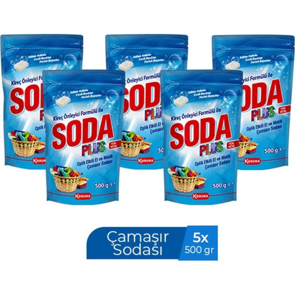 Soda Plus 500 gr x 5 Adet Çamaşır Deterjanı Fiyatı