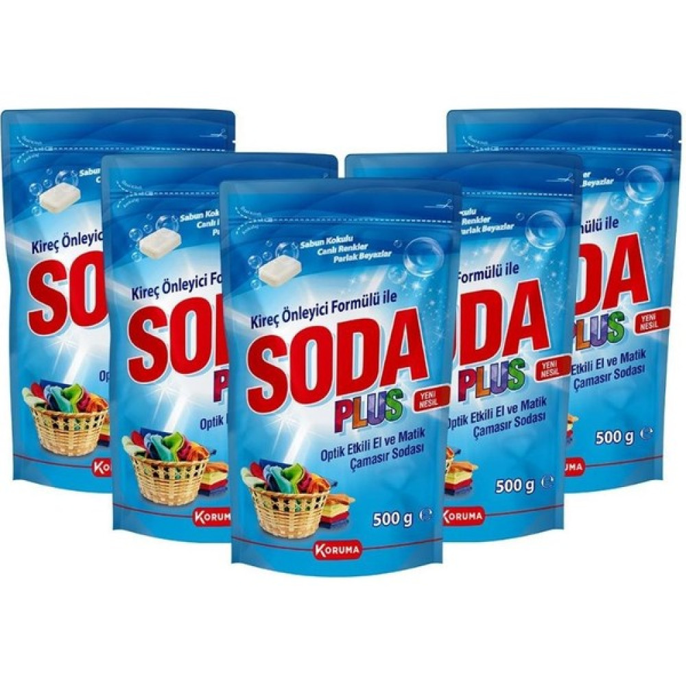 Soda Plus Çamaşır Sodası 5'li - Paket - 2,5 kg Çamaşır Deterjanı Fiyatı