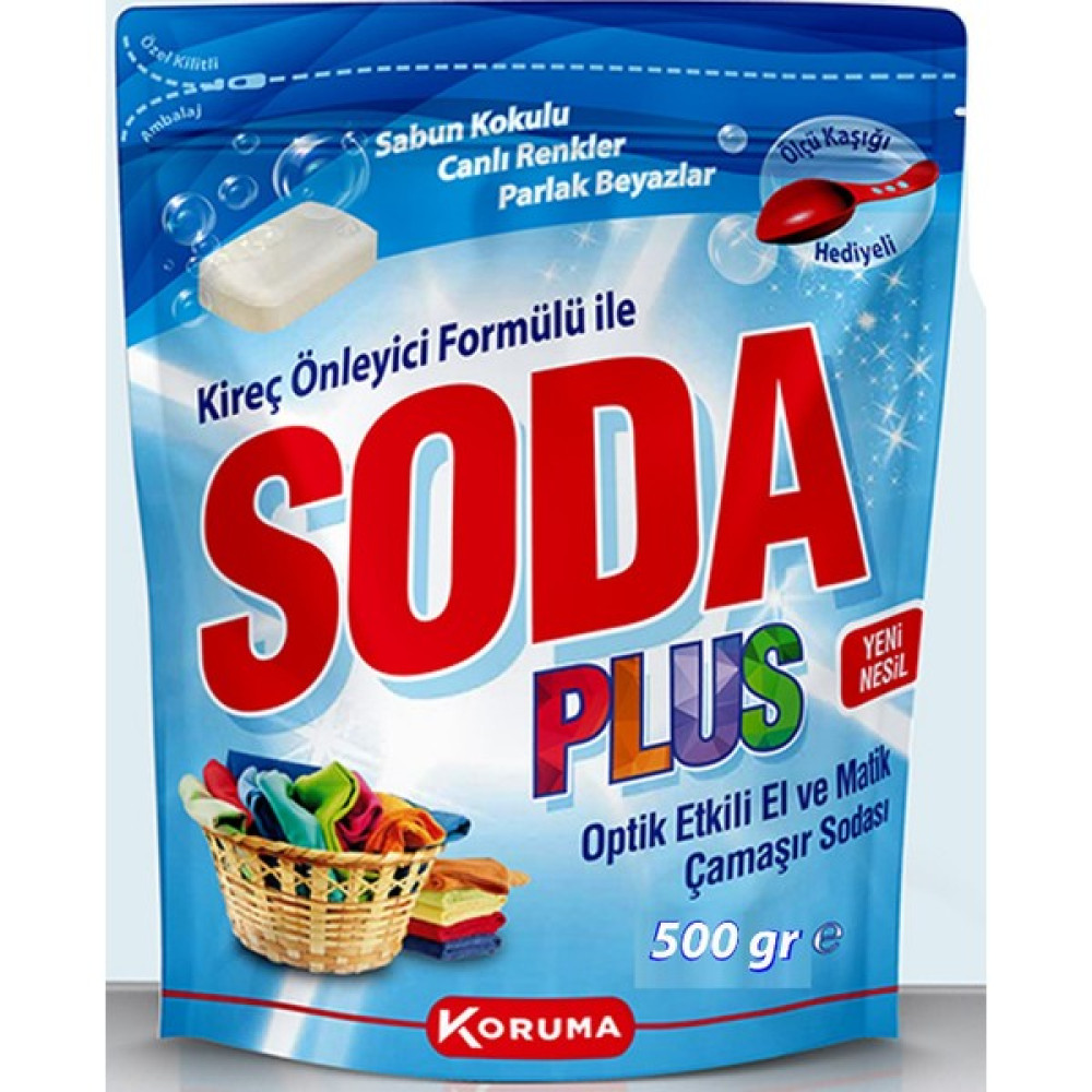 Soda Plus Optik Etkili El ve Matik Çamaşır Sodası 500 gr Çamaşır Deterjanı Fiyatı