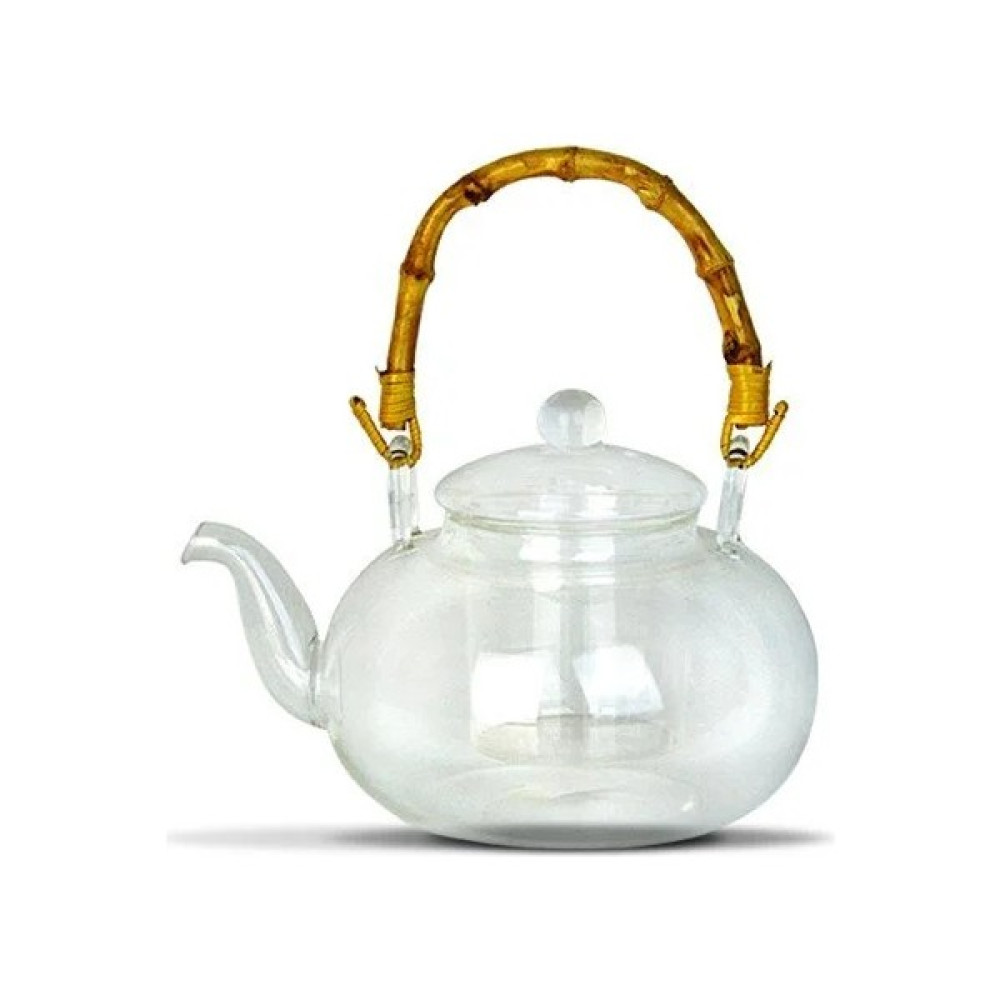 Sodelicious Bambu Saplı Cam Süzgeçli Cam Bitki Çayı Demliği 1000 ml Çay / Çaydanlık Setleri Fiyatı