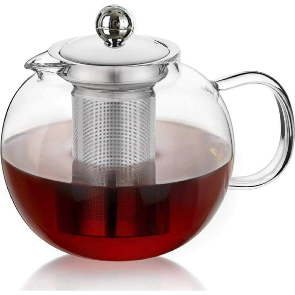 Sodelicious Boğaziçi Cam Demlik Metal Süzgeçli 600 Ml - Şeffaf Çay / Çaydanlık Setleri Fiyatı