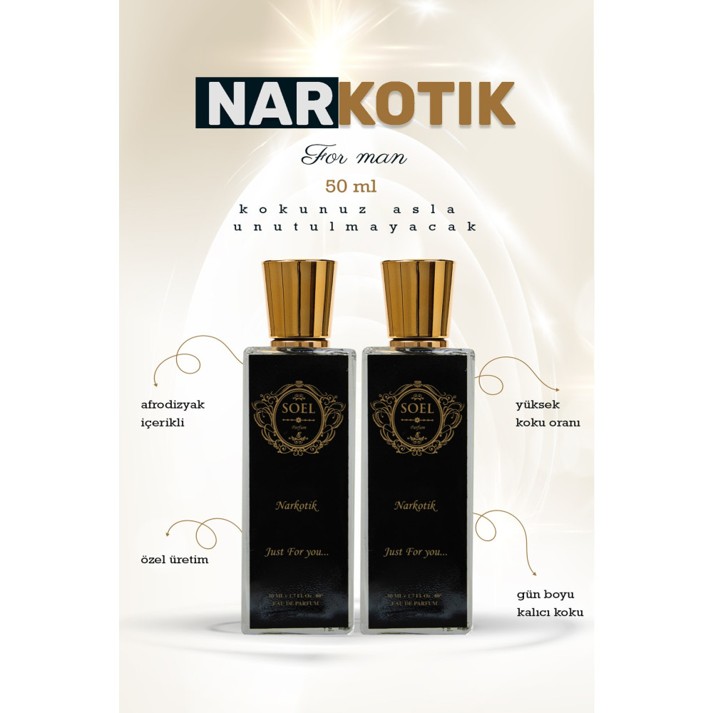 Soel Parfüm Narkotik Erkek Parfüm Eau De Parfume 2 Adet 50+50 ml Parfümler Fiyatı