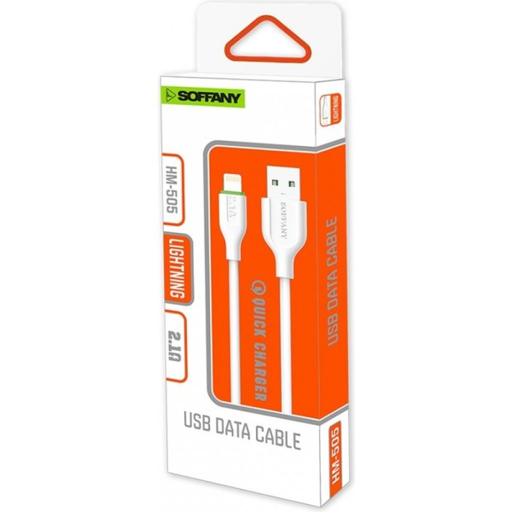 Soffany 1.2m 2.1A Lightning USB Kablo - Beyaz Oto Boyaları Fiyatı