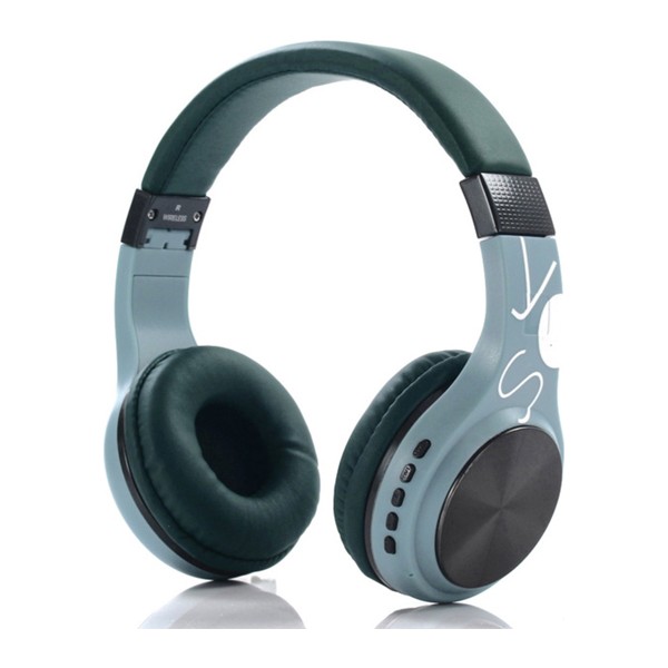 Soffany SY-BT1607 SD/AUX Bluetooth Kulaküstü Kulaklık - Yeşil Kulak Üstü Kulaklık Fiyatı
