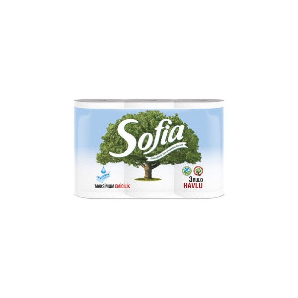 Sofia 3'lü Kağıt Havlu - Beyaz Kağıt Havlu Fiyatı