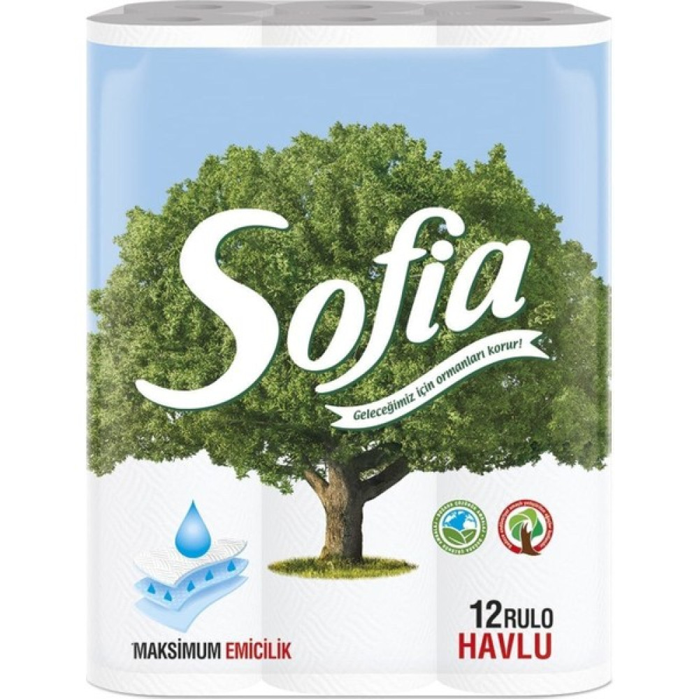 Sofia 500847 Mutfak Havlusu 12'li Rulo Kağıt Havlu Fiyatı