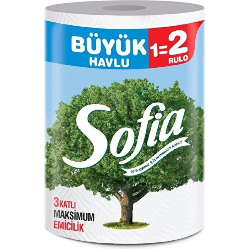 Sofia - Kağıt Dev Havlu Büyük - 4 Rulo Kağıt Havlu Fiyatı