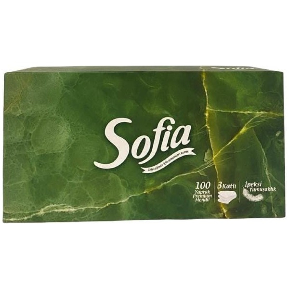 Sofıa Kutu Mendil 100'LÜ - Beyaz Peçete Fiyatı
