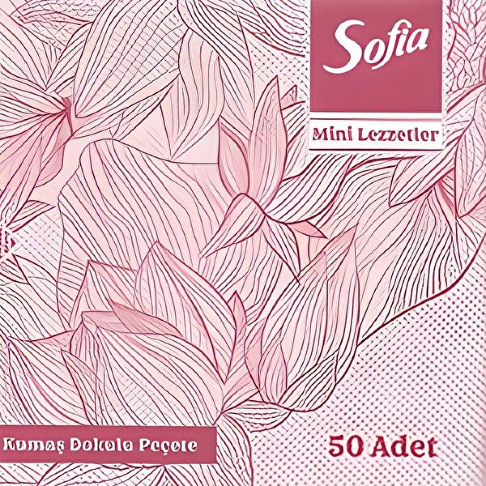 Sofıa Mini Delices 50'li Mini Peçete - Pembe Peçete Fiyatı