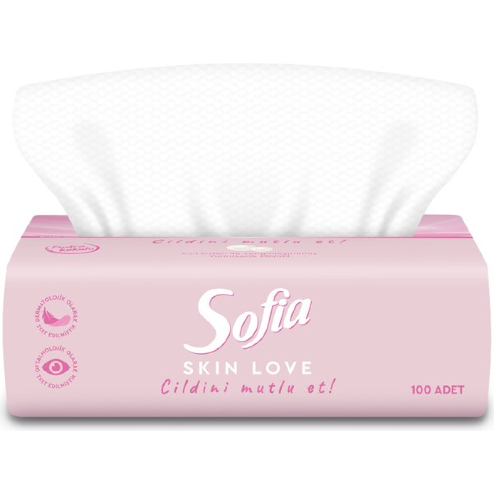 Sofia Skin Love Pudra Kokulu Mendil 100'lü Kağıt Mendil Fiyatı