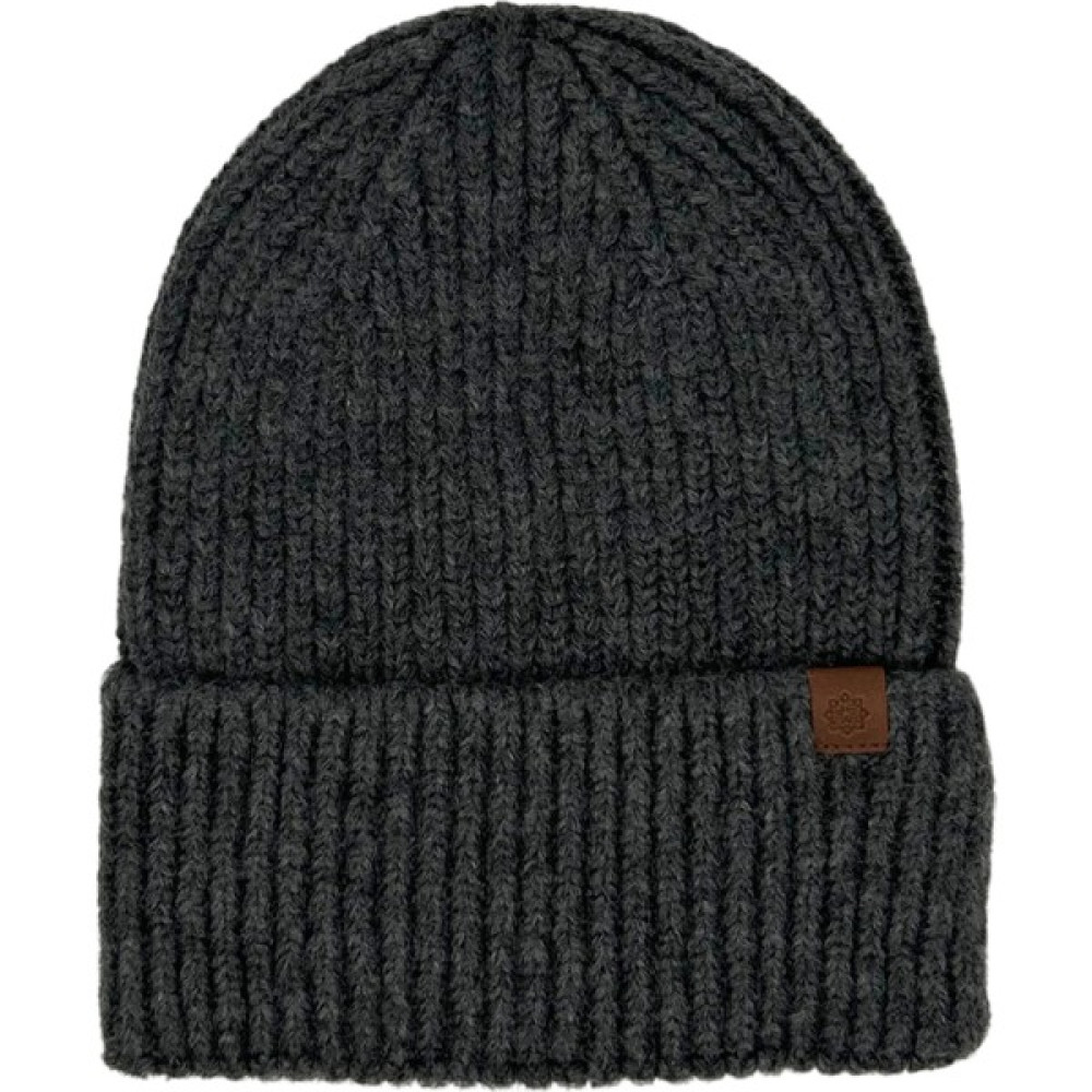 Sofist İstanbul Anthracite Beanie Antrasit Deri Etiket Detaylı Soft Yıkama Yünlü ve Katlamalı Örgü Bere Kadın Beresi Fiyatı