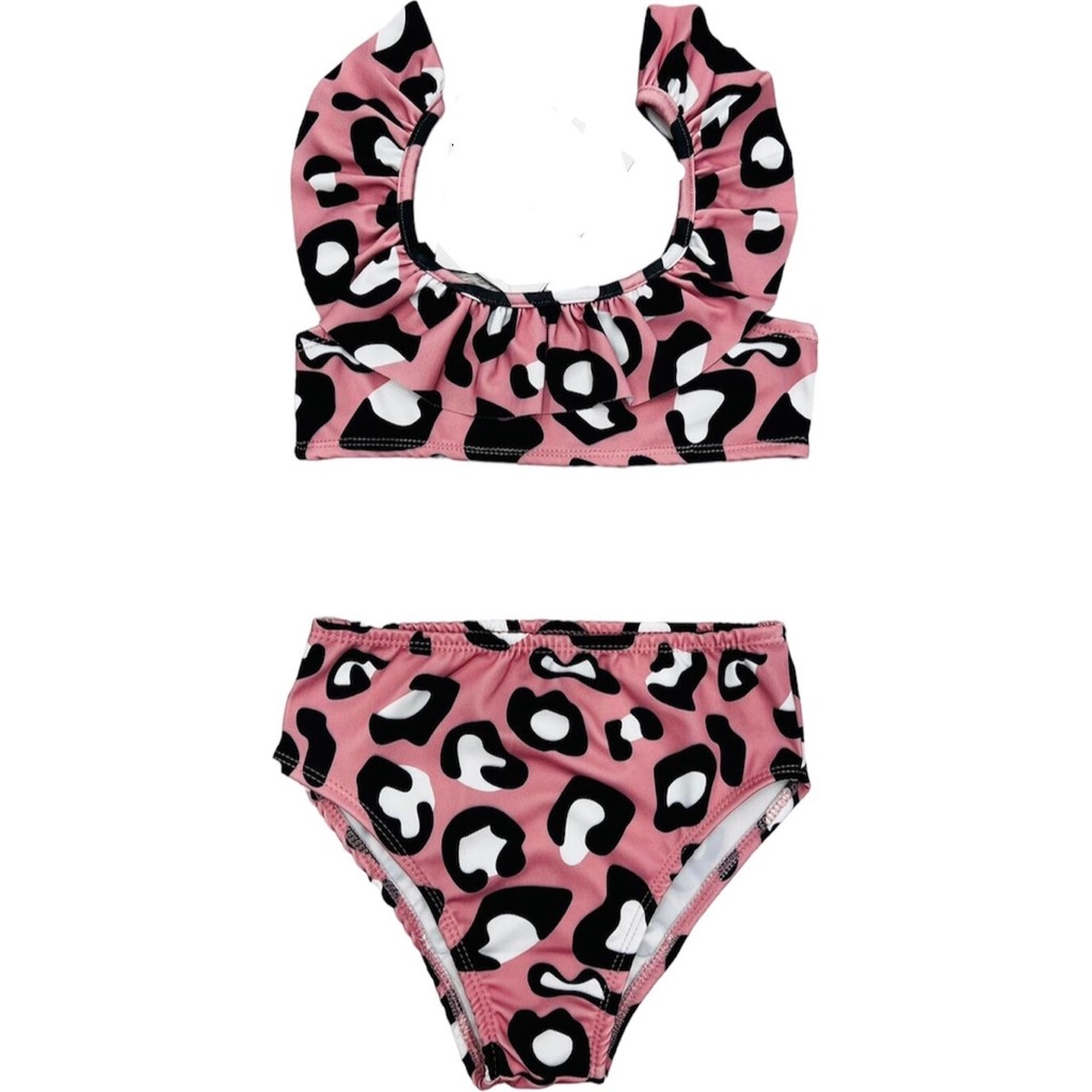 Soft and Baby Kız Çocuk Mayo Bikini Yüksek Bel Fırfırlı Diğer Fiyatı