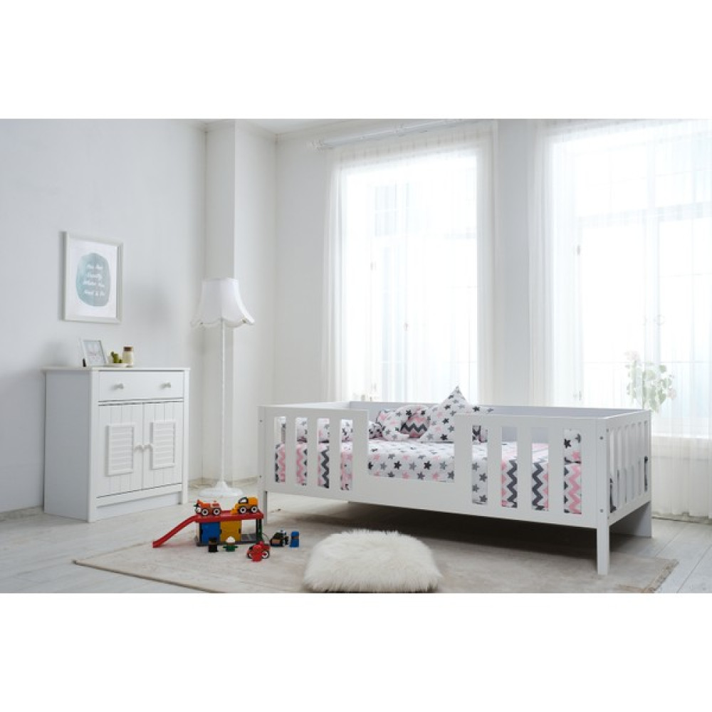 Soft Baby Stella Eko Pink Montessori Uyku Seti - 90 x 190 cm - Pembe Bebek Uyku Seti Fiyatı