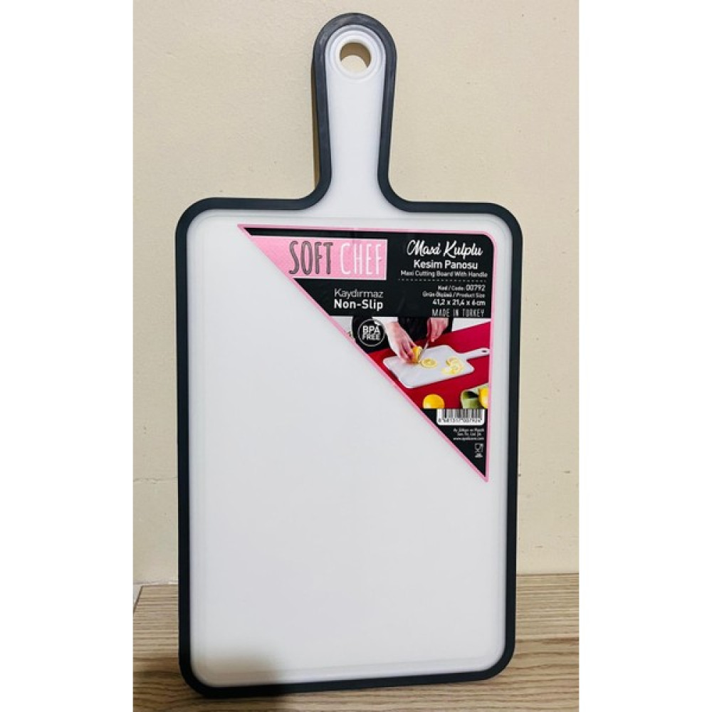 Soft Chef 00792 Ma x ı Kuplu Kaydırmaz Kesme Panosu 41,2 x 21,4 cm - 1 Adet Oto Boyaları Fiyatı