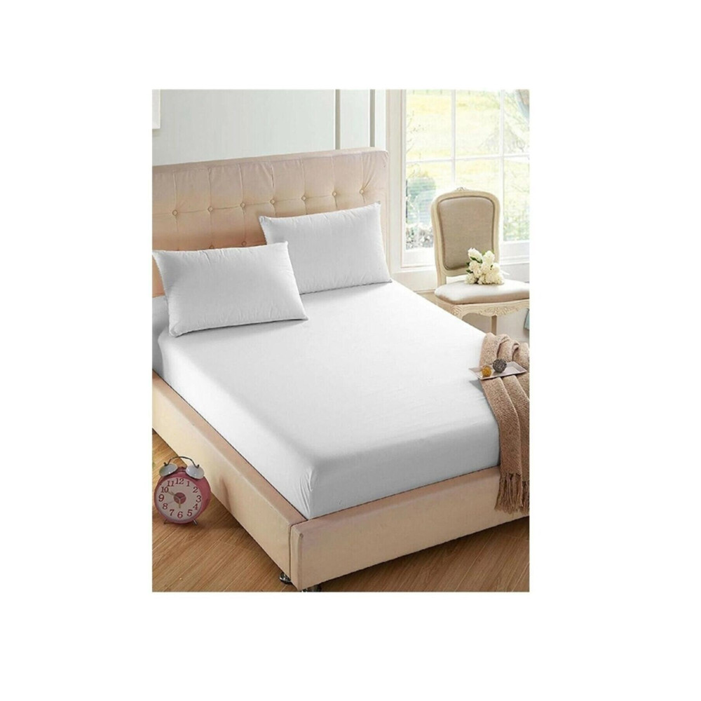 Soft Colours Beyaz Tek Kişilik Lastikli Çarşaf Ve Adet Yastık Kılıfı 100 x 200 Beden Çarşaf Fiyatı