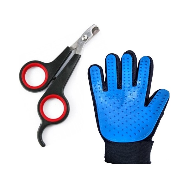 Soft Touch Tüy Toplama Eldiveni + Kedi Köpek Tırnak Makası 10 cm x 7 cm Diğer Fiyatı