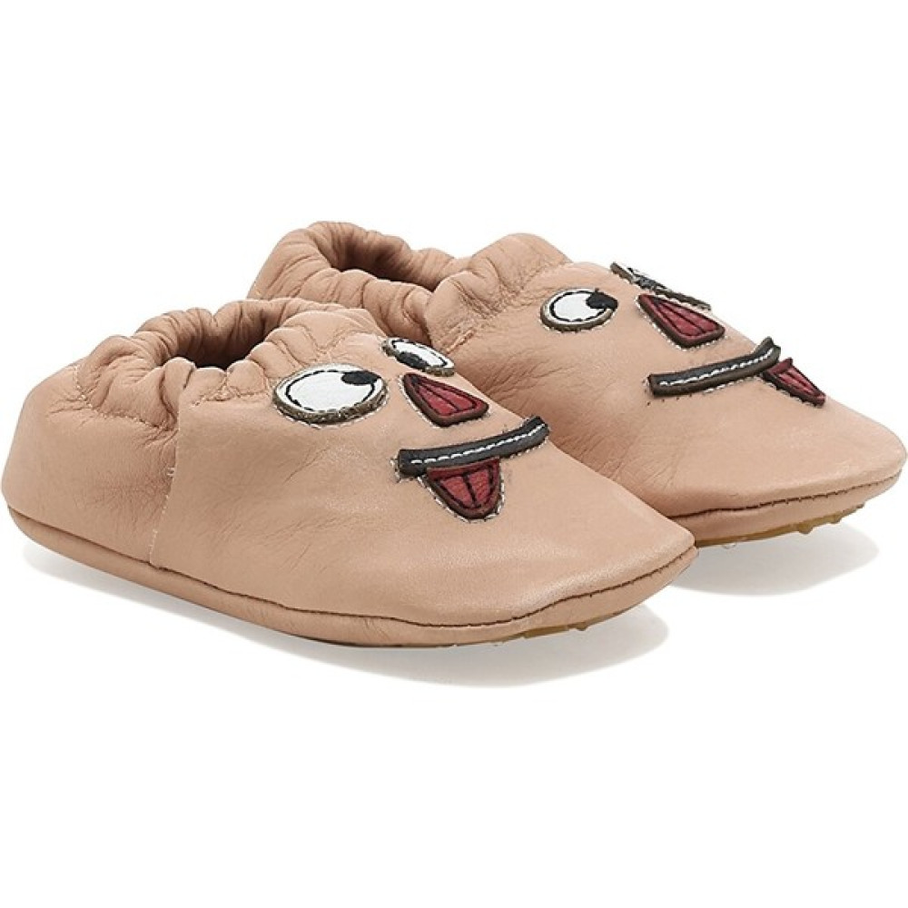 Soft Walk Bej Erkek Çocuk Ayakkabı Kız Çocuk Panduf Fiyatı
