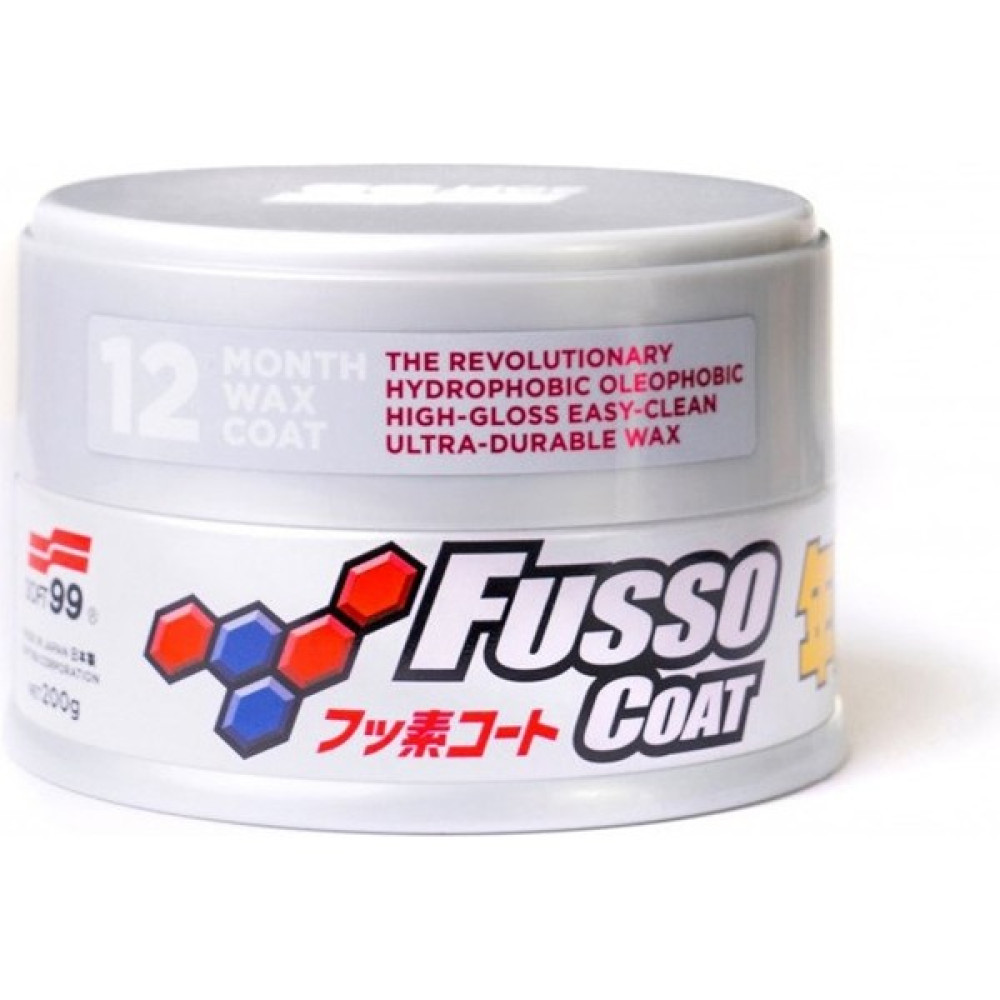 Soft99 Fusso Coat 12 Aylık Wax Açık Renk Avrupa Versiyon 200Gr. Oto Bakım & Temizlik Ürünleri Fiyatı