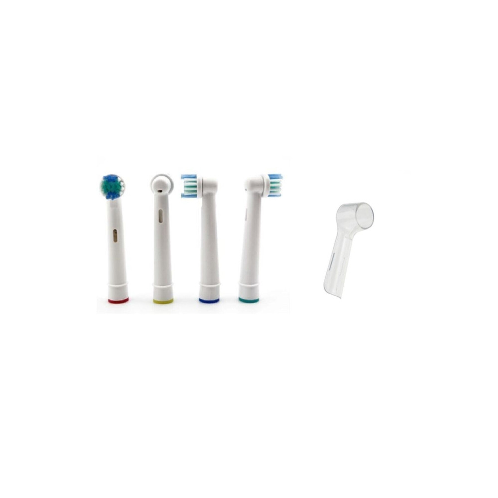 SoftBristles Oral-b Şarjlı Ve Pilli Diş Fırçaları Ile Uyumlu 4 Adet Muadil Yedek Başlık 1 Adet Koruyucu Kapak Şarjlı Diş Fırçası ve Aksesuarları Fiyatı