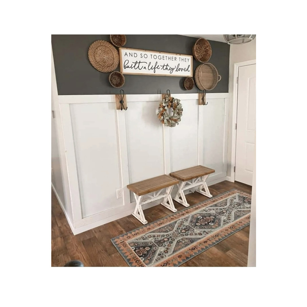 softclass Iskandinav Duvar Çitası 1 Paket ( 5 Adet) 100x8 cm Dekoratif Mdf Duvar Çitası Dış Cephe Yalıtım Malzemeleri Fiyatı