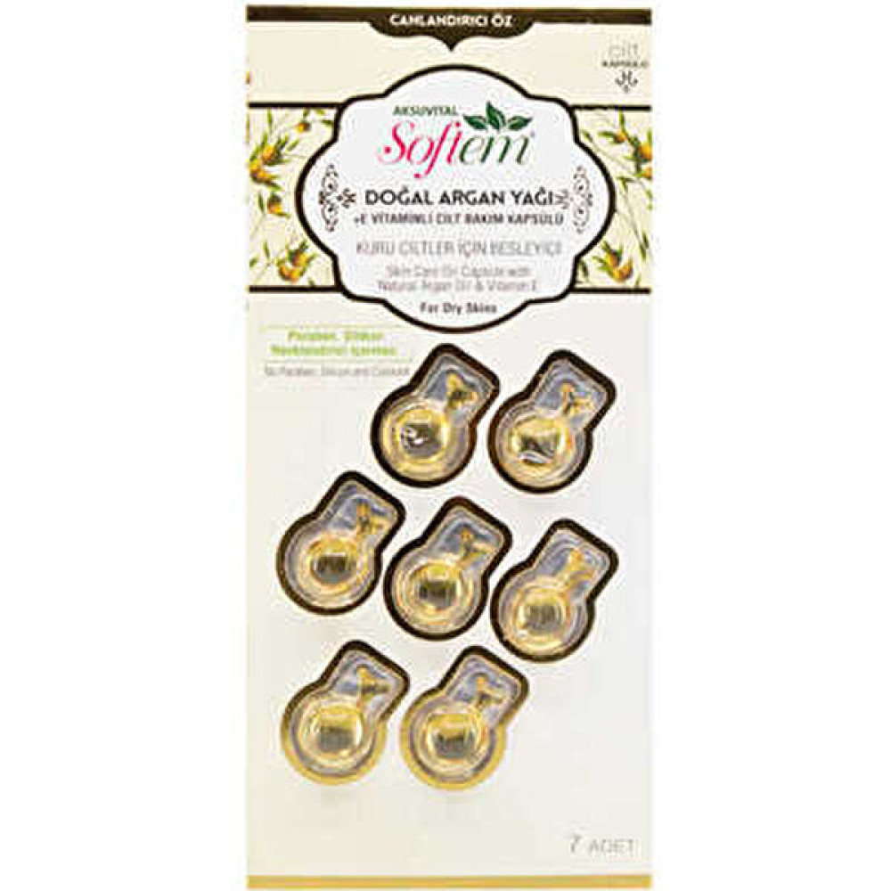 Softem Argan Yağı + E Vitaminli Cilt Bakım Kapsülü Nemlendiriciler Fiyatı