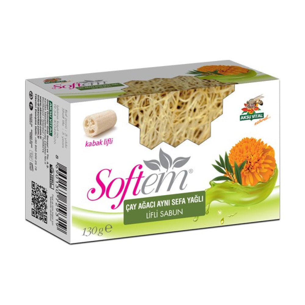 Softem Çay Ağacı & Aynı Sefa Yağlı Kabak Lifli Sabun130gr Sabunlar Fiyatı