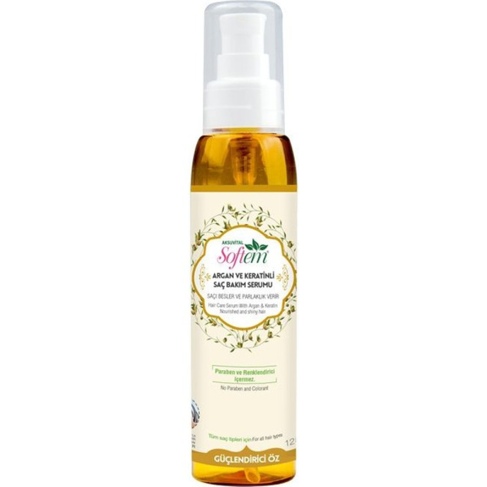Softem Doğal Argan Ve Keratinli Saç Bakım Serumu Saç Bakım Maskeleri & Serumlar & Spreyler Fiyatı