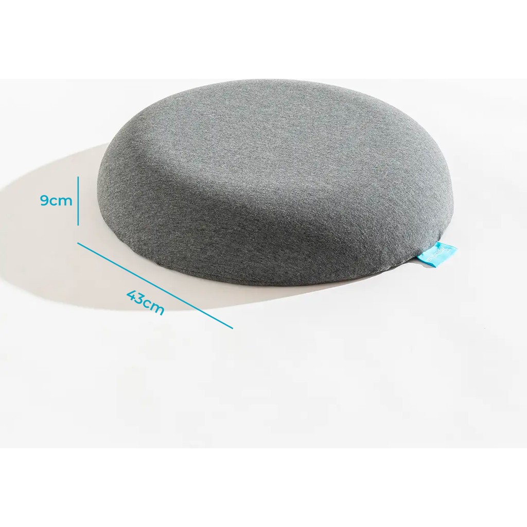 Softlife Sünger Oturma Simidi Kuyruk Sokumu Yastığı Oturma Minderi 43X9 cm - 43 x 43 cm - Gri Yastık Fiyatı