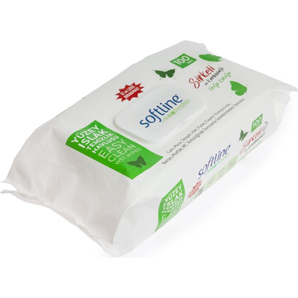 Softline Fresh Yüzey Temizlik Havlusu 100 Adet Bebek Bakım Fiyatı