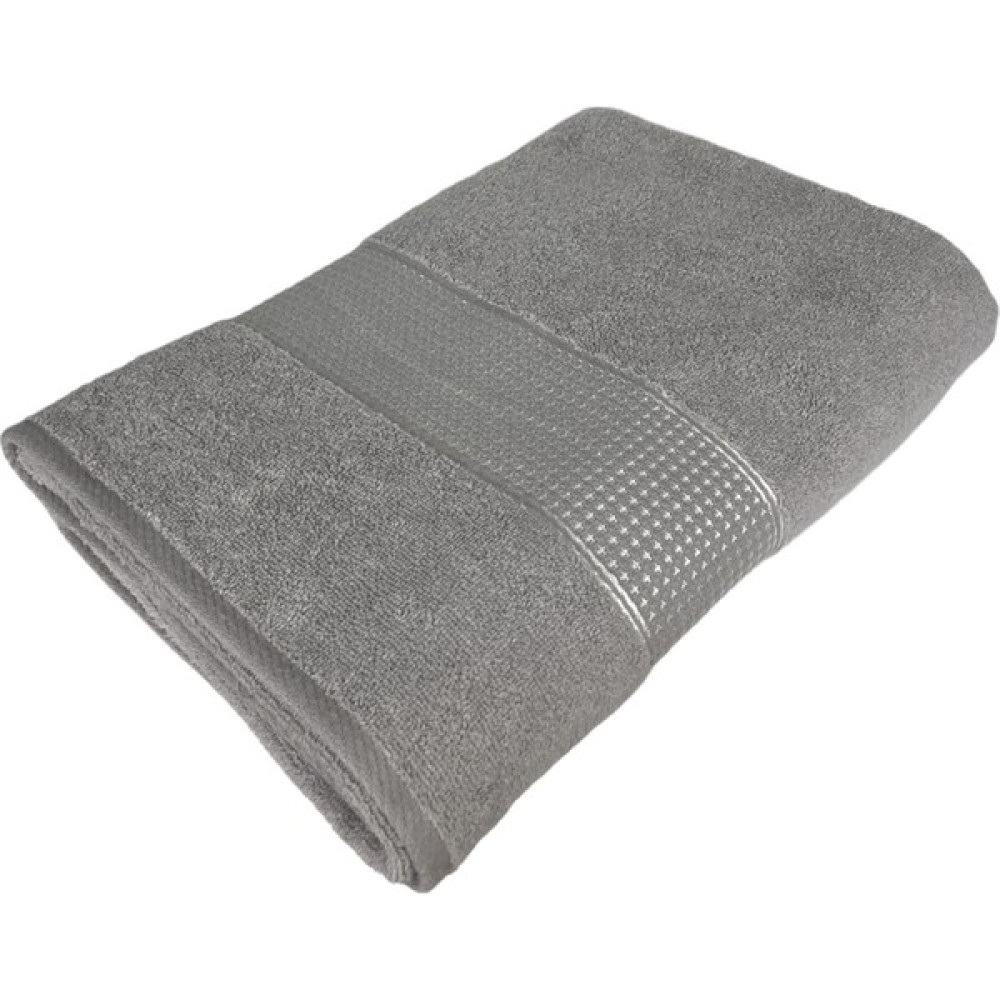 SoftPlus %100 Pamuklu Battal Boy Banyo Havlusu - 100 x 150 cm - Açık Gri Banyo Havlusu Fiyatı