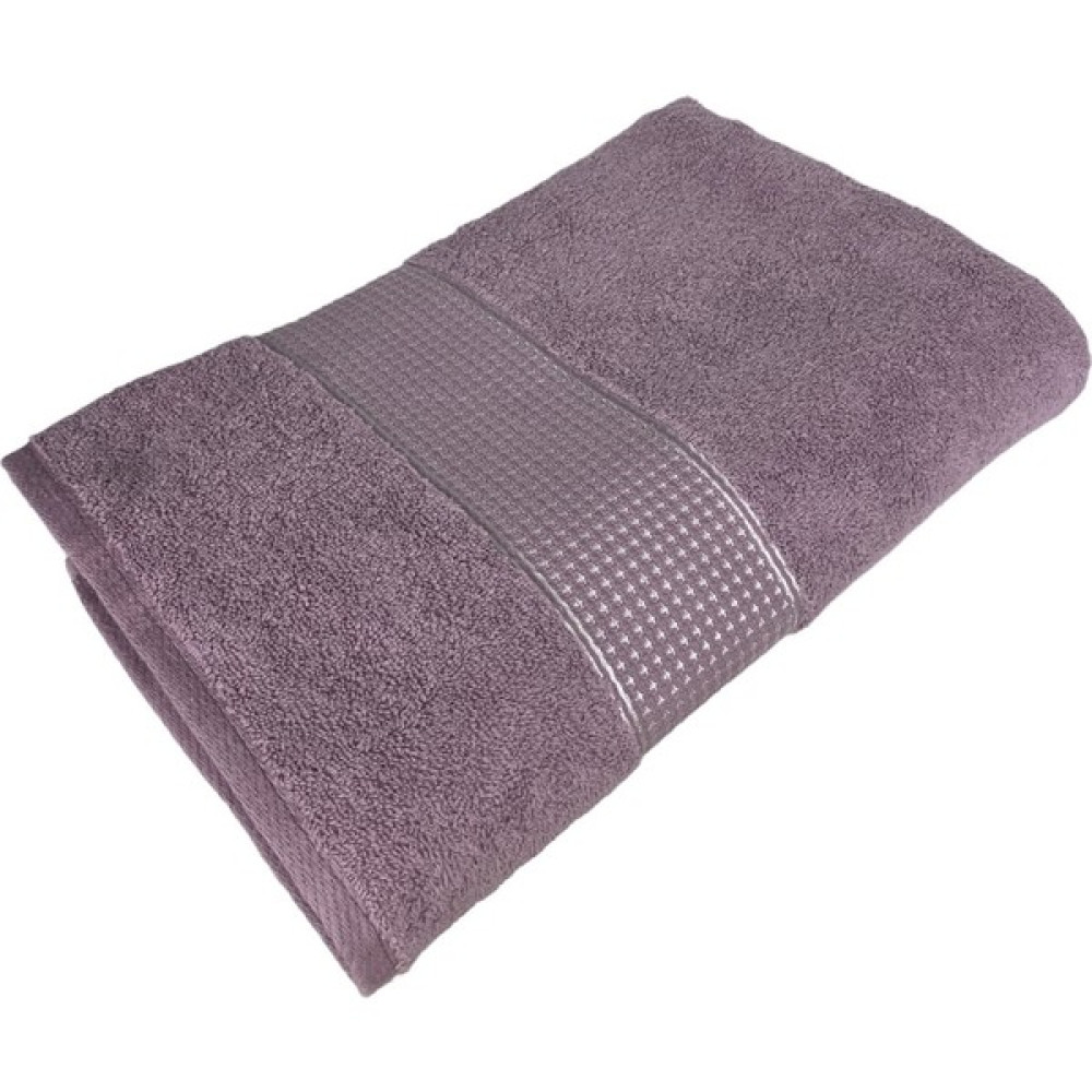SoftPlus %100 Pamuklu Battal Boy Banyo Havlusu - 100 x 150 cm - Mürdüm Banyo Havlusu Fiyatı