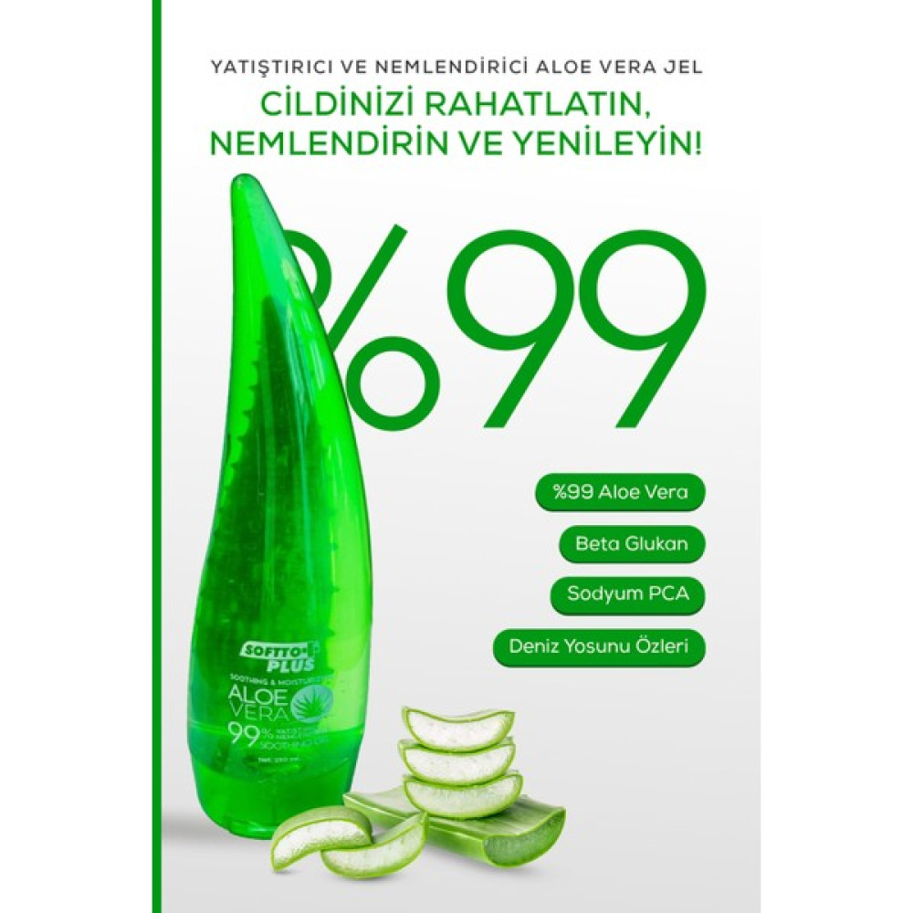 Softto Plus Aloe Vera Jel 250 ml Nemlendiriciler Fiyatı