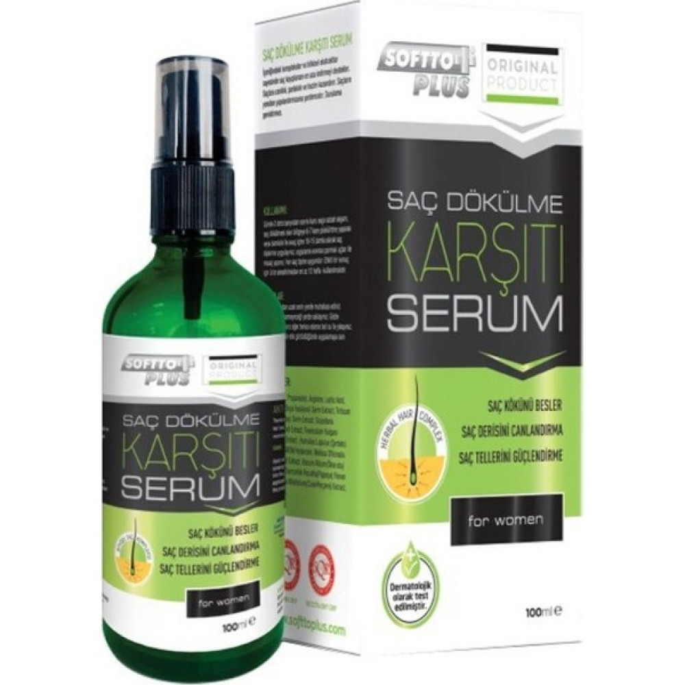 Softto Plus Anti Hair Loss Serum For Women Saç Dökülme Karşıtı Serum 100 ml Saç Bakım Maskeleri & Serumlar & Spreyler Fiyatı