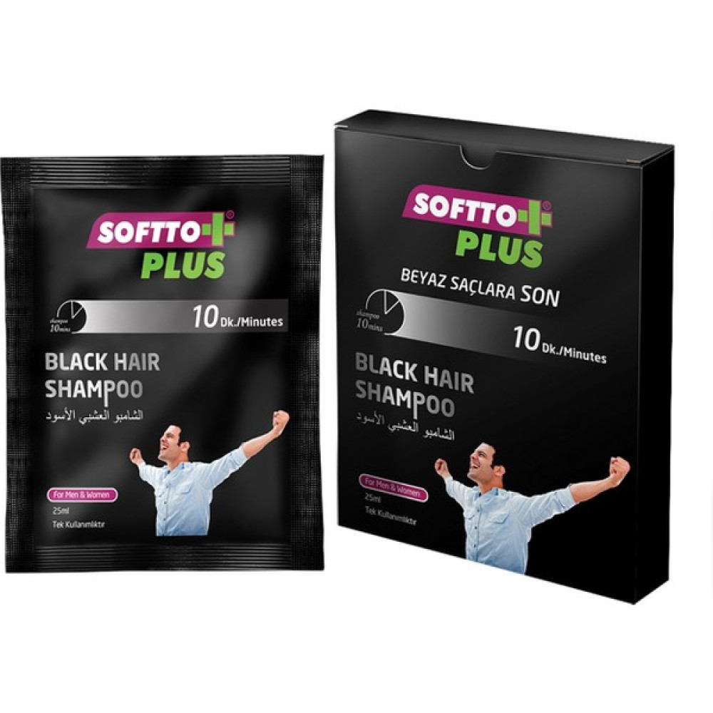 Softto Plus Black Shampoo 25 ml - 1 Şampuan ve Saç Kremi Fiyatı