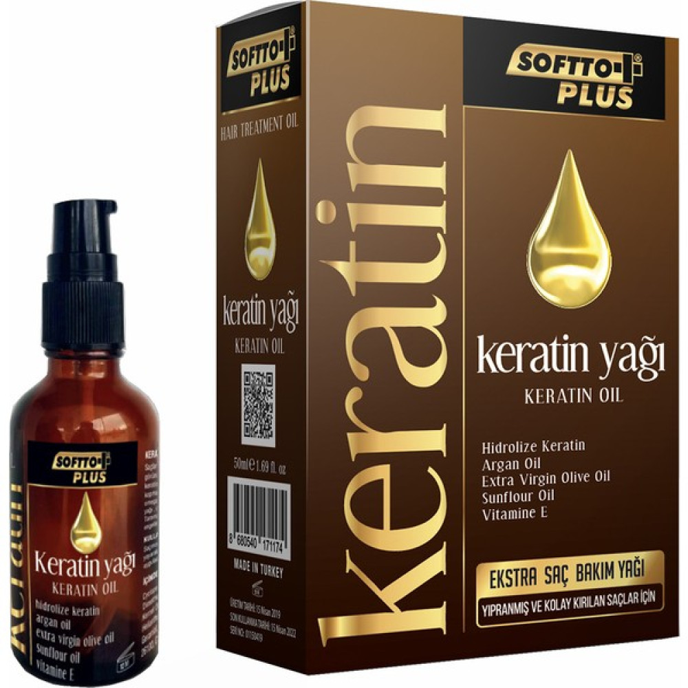 Softto Plus Keratin Yağı 50 ml Saç Bakım Maskeleri & Serumlar & Spreyler Fiyatı