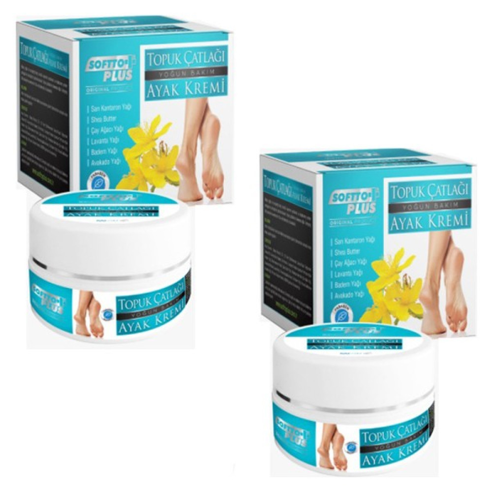 Softto Plus Topuk Çatlağı ve Ayak Kremi 100 ml x 2 Adet Ayak Bakımı Fiyatı