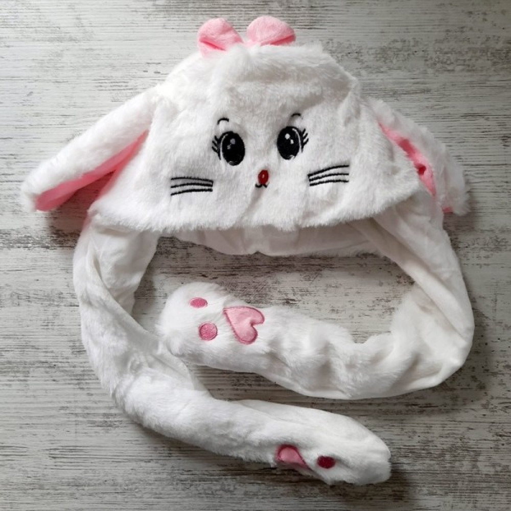 Sofun Kulakları Hareket Eden Işıklı Kedi Şapka - Beyaz - Standart Evcil Hayvan Ürünleri Fiyatı