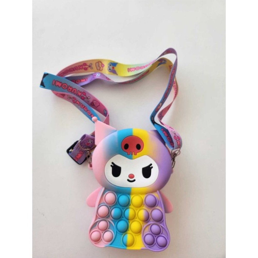 Sofun Sanrio Kuromi Anime Silikon Çanta Bayan Çanta ve Cüzdan Fiyatı