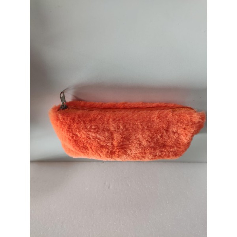 Sofun Turuncu Peluş Kalemlik 20 x 10 cm - 860-Turuncu Kalemlik (Kalem Kutusu) Fiyatı